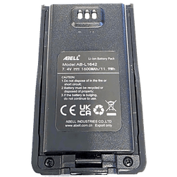 Batería de alta capacidad para radios A430T - 1600 mAh - Química de Li-ion