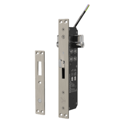 Cerradura eléctrica para puertas corredizas tipo gancho / apertura con llave ambos lados / IP65