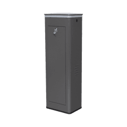 Barrera Vehicular Izquierda / Soporta Brazo de Hasta 3 m / Apertura en 1.5 s / Final de Carrera Ajustable por Programación / Movimiento Fluido / Diseño Elegante Color Gris / Con Corona Semaforizada 