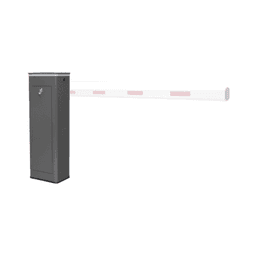 Barrera Vehicular Derecha / Soporta Brazo de hasta 3 m / Apertura en 1.5 s / Final de Carrera Ajustable por Programación / 