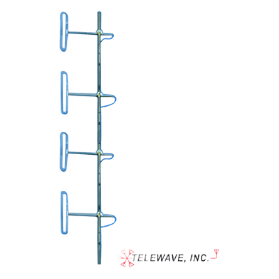 Antena Base VHF / 4 Dipolos / 138-174 MHz / Ganancia 6-9 dB / 16.2 x 3 ft / Resistencia Viento 281 km/h