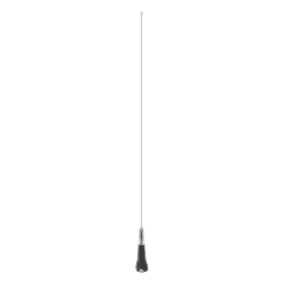 Antena Móvil UHF / Rango Ajustable 445-470 MHz / Ganancia 3 dBi / Potencia 150 W / Longitud 38 cm / Montaje NMO 3/4