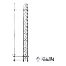 Montaje lateral / Ajustable 45-210 cm (1.5-6.9 ft) / Acero inoxidable / Diámetro 25.4-73 mm