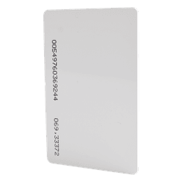 Tarjeta de Proximidad / Formato ISO Delgada / 26 Bits / 125 kHz / Rango -35 a 65 °C / Impresión Doble Cara