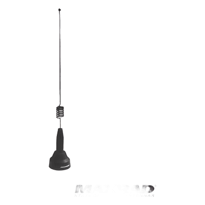 Antena Móvil VHF / Rango 150-174 MHz / Potencia 200 W / Montaje NMO 3/4' / Longitud 43 cm (1.4 ft)