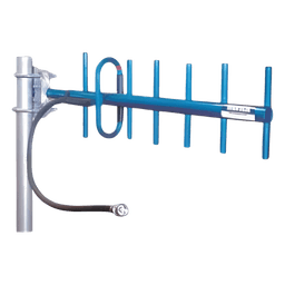 Antena Base Direccional Yagi / 7 Elementos / 890-960 MHz / 10 dBd / 23.75 pies / Resistencia Viento 125 mph