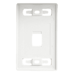 Placa de Pared Modular / 1 Salida / Color Blanco / Versión Bulk / MAX