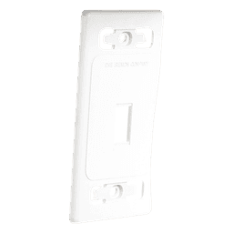 Placa de Pared Modular / 1 Salida / Color Blanco / Versión Bulk / MAX