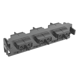 Placa Acopladora de Fibra Óptica / 6 Fibras SC Duplex / Alta Densidad 72 Fibras por Espacio Rack / Compatible FCP3 SWIC3 RIC3