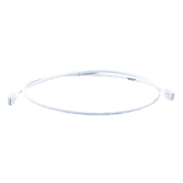 Patch Cord Modular Cat6 UTP / CM-LS0H / 0.91m (3 Pies) / 26AWG / 5.3mm OD / Blanco / Bulk