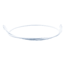 Patch Cord Modular Cat6 UTP / CM-LS0H / 0.91m (3 Pies) / 26AWG / 5.3mm OD / Blanco / Bulk