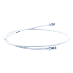 Patch Cord Modular Cat6 UTP / CM-LS0H / 0.91m (3 Pies) / 26AWG / 5.3mm OD / Blanco / Bulk