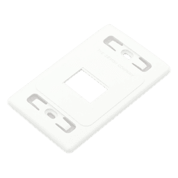 Placa de Pared Modular / 2 Salidas / Blanco / Versión Bulk / Termoplástico Resistente