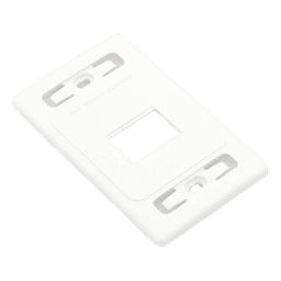 Placa de Pared Modular / 2 Salidas / Blanco / Versión Bulk / Termoplástico Resistente