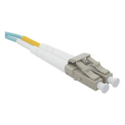 Jumper de Fibra Óptica / Multimodo 50/125 OM3 / LC-LC Duplex / OFNR / Aqua / 3 m (9.84 ft)