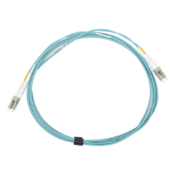 Jumper de Fibra Óptica / Multimodo 50/125 OM3 / LC-LC Duplex / OFNR / Aqua / 3 m (9.84 ft)