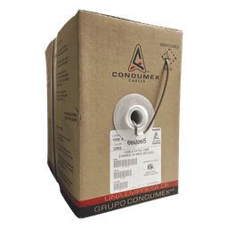 Cable Telefónico / 4 Conductores 24 AWG / 305 m (1000 pies) / 2 Pares Trenzados / CMR Interior