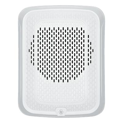 Bocina para Montaje en Pared / Consumo Reducido 38% / Diseño Compacto / Selección de Voltaje y Potencia / 8 Pulgadas (20.3 cm) / Color Blanco
