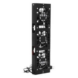 Kit de Ventiladores para Gabinete de Piso / 110 Vca / 12 x 12 cm / 1.56 ft Cable / Acero Calibre 18