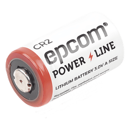 Batería de Litio CR2 / 3V / 850 mAh / Pulsos 2000 mA / -40°C a +60°C / Sello Hermético Vidrio-Metal