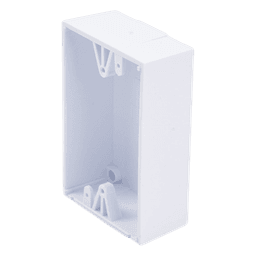 Caja de montaje trasera / 1.5 pulgadas profundidad / Policarbonato UL / Acero inoxidable / -40° a 121°C