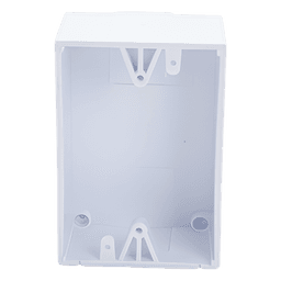 Caja de montaje trasera / 1.5 pulgadas profundidad / Policarbonato UL / Acero inoxidable / -40° a 121°C