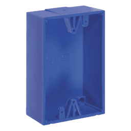 Caja de Montaje en Superficie / Policarbonato / 1.5 in (38 mm) Profundidad / Clasificación 5VA / UL Listed