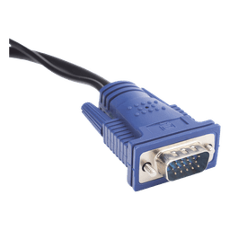 Cable USB KVM / VGA Coaxial Blindado / 5 m (16.40 pies) / Calibre 28 / Núcleos de Ferrita