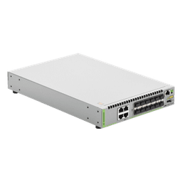 Switch Capa 3 Stackeable / 12 Puertos SFP/SFP+ 10G / 4 Puertos RJ-45 100/1000/10G / 238 Mpps / AlliedWare Plus