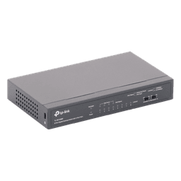 Switch PoE+ no administrable / 8 puertos Gigabit / 4 puertos PoE+ 802.3af/at / 55W total / Sin ventilador / Escritorio