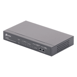 Switch PoE+ no administrable / 8 puertos Gigabit / 4 puertos PoE+ 802.3af/at / 55W total / Sin ventilador / Escritorio