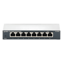 Switch Gigabit / 8 Puertos 10/100/1000 Mbps / 11.9 Mpps / No Administrable / Escritorio o Bastidor