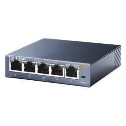 Switch / 5 Puertos Gigabit / 10/100/1000 Mbps / No Administrable / 7.4 Mpps / 3.94x3.86x0.98 in
