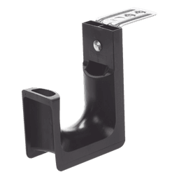 Sujetador tipo J-Hook / Soporte techo M5-M6-M10 / Capacidad 46 cables Cat6 / Carga 13.61 kg / Nylon 6.6 negro / 1 pieza