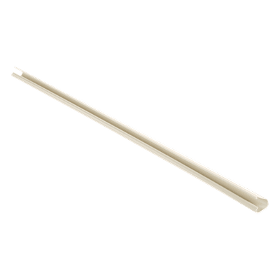 Canaleta para Cableado / PVC Rígido / 19.6 x 11.2 mm / 1.83 m (6 ft) / Adhesivo sin Herramientas / UL94V-0 / Blanco Mate