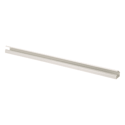 Canaleta de PVC / 38.4 x 24 x 1828.8 mm / 13 Cables Cat6 / Adhesivo Integrado / UL94V-0 / Blanco Mate