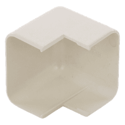 Esquinero exterior / Canaleta LD10 / ABS / Blanco Mate / UL94V-0 / FT4 / 0 a 50°C