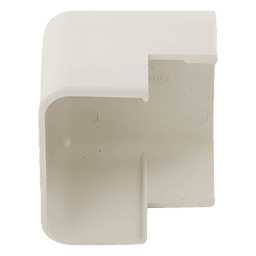 Esquinero exterior / Canaleta LD10 / ABS / Blanco Mate / UL94V-0 / FT4 / 0 a 50°C