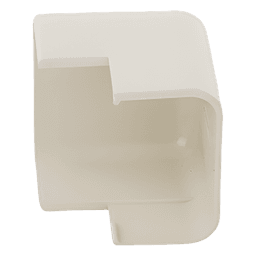 Esquinero exterior / Canaleta LD10 / ABS / Blanco Mate / UL94V-0 / FT4 / 0 a 50°C
