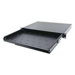 Charola Abatible para Teclado y Ratón / Rack 19" / 1U / Superficie Antideslizante / Instalación Rápida