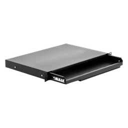 Charola Abatible para Teclado y Ratón / Rack 19" / 1U / Superficie Antideslizante / Instalación Rápida