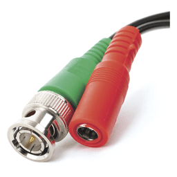 Cable Coaxial Siames / BNC RG59 + Alimentación / 5 m (16.40 ft) / 100% Cobre / 4K / Interior y Exterior