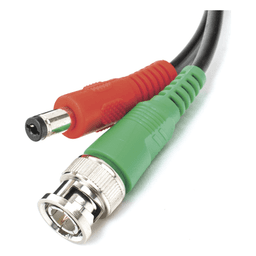 Cable Coaxial Siames / BNC RG59 + Alimentación / 5 m (16.40 ft) / 100% Cobre / 4K / Interior y Exterior