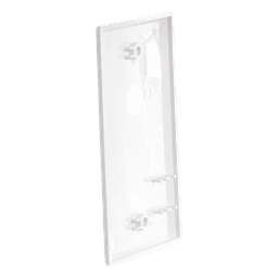 Placa de Pared Ciega / Vertical Plano / 70 x 115 mm (2.75" x 4.52") / UL 94V-0 / Blanco