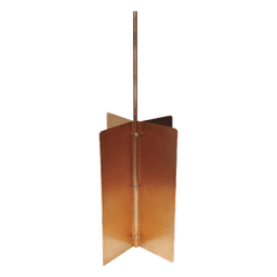 Electrodo de Tierra / Diseño Cruceta Cobre / Fosa 50x50x80 cm / 1.64x1.64x2.62 ft / NOM-001-SEDE-2012 / EIA/TIA J-STD-607-A