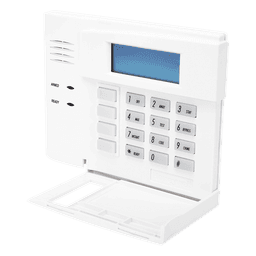 Teclado de Control para Alarma / Pantalla LCD de Palabras Fijas en Inglés / Teclas Retroiluminadas / 4 Botones de Función Programables / Compatible con Paneles VISTA