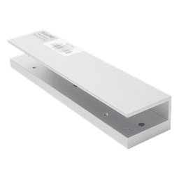 Montaje para puerta de vidrio / 180x40x28 mm / Vidrio 8-15 mm / 0.32 kg / Diseño en U