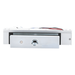 Chapa Magnética / 350 lbs (158.8 kg) / Voltaje Dual 12/24 VDC / Sensor de Estado NO/COM / Aluminio Anodizado / Interior