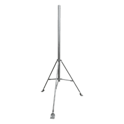 Tripié con Mástil / Tubo 2" / Altura 3 m (9.8 ft) / Acero Galvanizado en Caliente / ASTM A-36