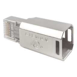 Conector RJ45 de Campo / Categoría 6A Blindado / 10G / Sin Bota / Terminación Rápida / UL 2043 Plenum / Guía de Color